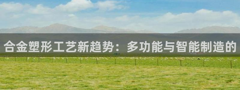 15vip太阳集团官网：合金塑形工艺新趋势：多功能与智能制造的