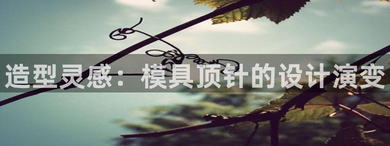 太阳2注册官网下载：造型灵感：模具顶针的设计演变