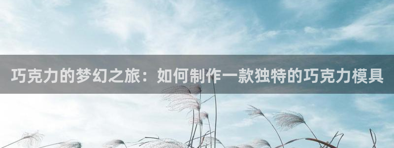 太阳老板身价：巧克力的梦幻之旅：如何制作一款独特的巧克力模具