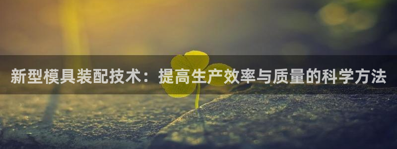 太阳游戏成语：新型模具装配技术：提高生产效率与质量的科学方法