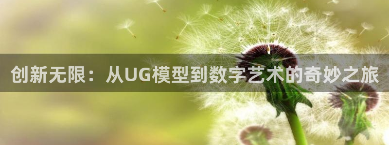太阳gg打不开了吗：创新无限：从UG模型到数字艺术的奇妙之旅